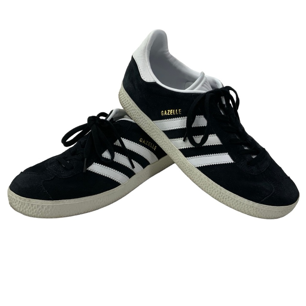 ADIDAS Gazelle Size 6 Womens Black & White Sneakers